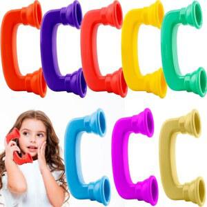 8팩 대형 위스퍼 위스퍼폰 청각 플라스틱 1851961 정확도 피드백 향상 언어 유창성 리딩폰 색상 발음 8가지