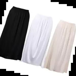 인견속바지 인견 여성용 8부 롱 원피스 속치마 국내