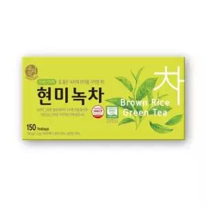 송원 우리차 국산 티백 현미 녹차 차음료 건강차 150T