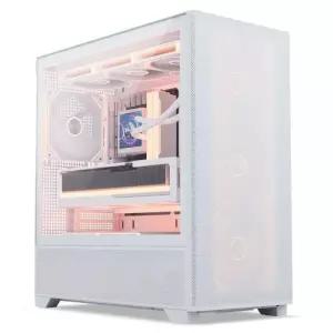 앱코 PC 케이스 빅플로우 CPU 수랭쿨러 쿨링 메쉬 화이트