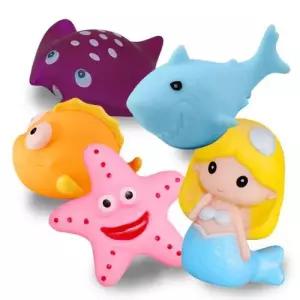 딩동펫 강아지 장난감 라텍스 인어공주친구들 세트