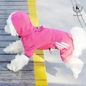 딩동펫 강아지 우비 장마 외출 산책 패션 윈드브레이커
