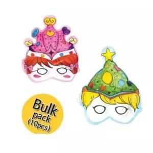 컬러룬 파티 마스크 만들기 키트 벌크 10입