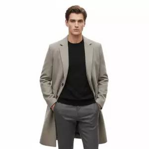 {매장정품} 지오지아 세미오버 반더블 코트 ABD4CG1103 1255050