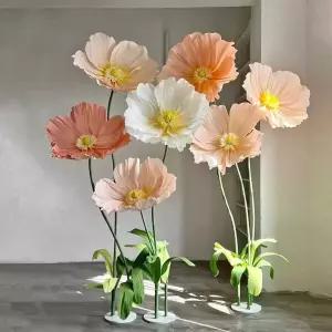 자이언트플라워 페이퍼 스튜디오 꽃 소품 종이 대형