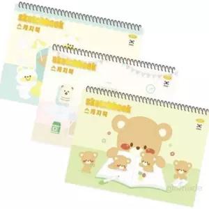 글로 스케치북 345x250mm 23매 10개입 색연필 드로잉패드