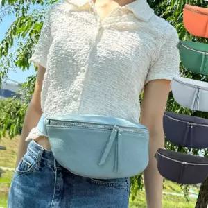 글로 허리 경량힙색 핸드폰수납 크로스바디백 러닝가슴가방