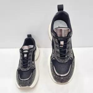 [탠디]미셸by탠디 여성 5CM 그라데이션 큐빅 포인트 여성 키높이 스니커즈 H_X