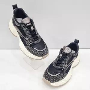 [탠디]미셸by탠디 여성 5CM 그라데이션 큐빅 포인트 여성 키높이 스니커즈 HH_