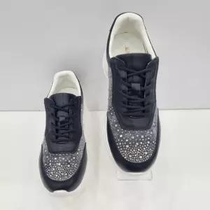 [탠디]미셸by탠디 여성 5CM 그라데이션 큐빅 포인트 여성 키높이 스니커즈 H_X