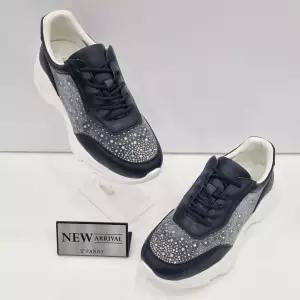 [탠디]미셸by탠디 여성 5CM 그라데이션 큐빅 포인트 여성 키높이 스니커즈 HH_