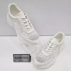 [탠디]미셸by탠디 여성 5CM 그라데이션 큐빅 포인트 여성 키높이 스니커즈 H_X