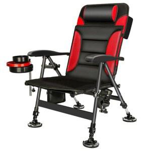 민물낚시의자 소좌대 의자 낚시 간이 캠핑 10 튼튼한 레드 받침대 패키지