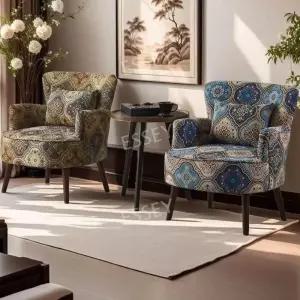 북유럽 스툴 클래식 소파 1인용 쇼파 복고풍 심플 원목 싱글 거실 엔틱