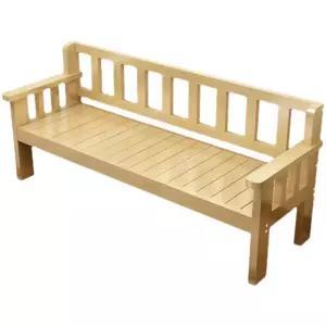 편안한 원목 소파 긴의자 나무 벤치 로비 거실 침대