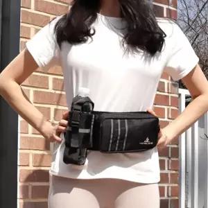 스포츠 힙색 데일리 피트니스 물통 러닝 힙색 수납 허리 아웃도어 슬링백 트레킹 물병 여성 소형 등산 벨트