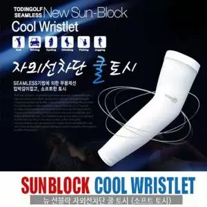 투딘 심리스 UV 차단 골프 쿨토시 팔토시