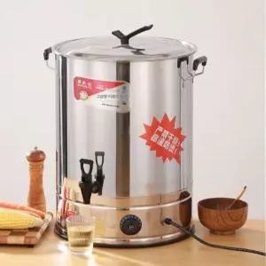 원 육수 보온통 20l 국통 전기물끓이기 꼭지 상업용 업소용 전기 전기국통 건조방지