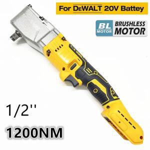 DeWALT 20V 배터리에 적합 브러시리스 래칫 렌치 1200NM 전기 무선 드라이버 1/2 ''제거 나사 너트 자동차