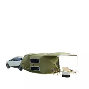 원터치 차박 꼬리 그늘막 패키지 카라반 캠핑 도킹