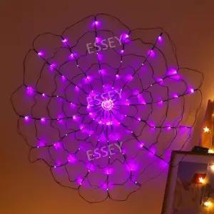 할로윈 인테리어 소품 그물 조명 전구 벽장식 램프 LED 거미줄