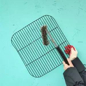 석쇠 청소 BBQ 그릴 전기냄비 쇠솔 캠핑