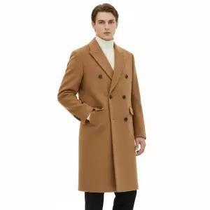 지오지아 울 블렌드 더블 롱 코트 AEC4CB1103 1255132