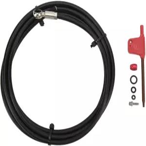 HERCHR 2미터 자전거 유압 브레이크 호스 키트 올리브 삽입 철조망 피팅 바늘 세트 SRAM 레벨 레드 HRD