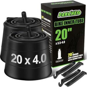 26x4.0 타이어 내부 팻 E-자전거 자전거용 20x4.0, 밸브가 자전거 슈레이더 산악 - 있는 부틸 고무 튜브 두꺼운