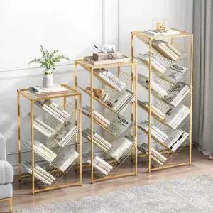책꽂이 책장 사선 정리함 스탠딩 피아노 수납 거치대 선반