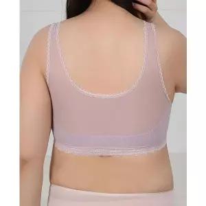 [셀러허브]프린토리 소프트 몰드 노와이어 레이스 빅사이즈 스포츠브라 SW2108-0030 (S40883165)