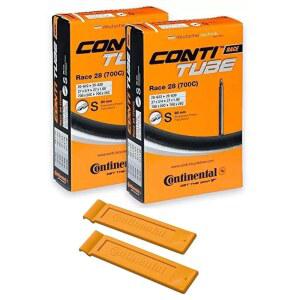 / 콘티 2개 컨티넨탈 팩 레버 700x20-25c 길이의 포함) - 튜브 28인치 내부 타이어 80mm 프레스타 밸브(튜브 레이스