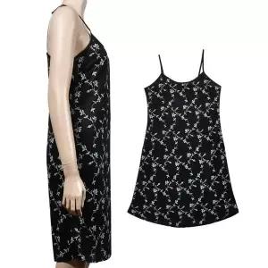 [셀러허브]프린토리 플라워 패턴 풍기인견 끈조절 여성 나염 슬립 SW2106-0103 (S40883326)