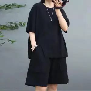 여름 트레이닝복세트 반팔 여성 반바지 데일리 루즈핏