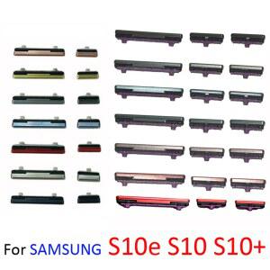 Galaxy S10e S10 Plus 볼륨 버튼 전원 켜기 끄기 용 새 전화 전원 볼륨 측면 버튼 키 교체 부품