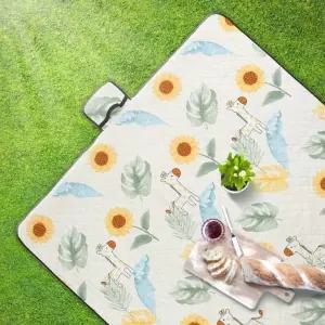 감성 피크닉 방수 나들이돗자리매트 바캉스돗자리매트 캠핑 (200x200cm)