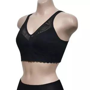 [셀러허브]프린토리 자가드 인견 여성 런닝형 노몰드 레이스 스포츠브라 SW2204-0151 (S41996026)