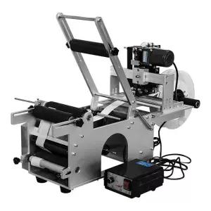 원형 라벨기 반자동 표준형 부착기 라벨러 라벨링 라벨링기계 상표 로고 병