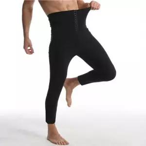 하이웨스트 레깅스 검정 운동 용 트레이닝 남성 땀복