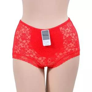 [셀러허브]프린토리 앞면 망사 플라워 자수 누디라인 여성 맥시팬티 SW2112-0045 (S43420509)