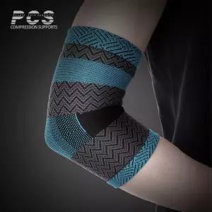 팔꿈치 칼라 보호대 블루/스포츠/쿠션/배드민턴/밴드/보호/용품/압박/헬스/운동/러닝/요가/아웃도어/통증