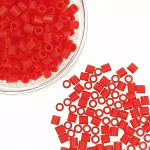 말랑 비즈 펄러 단품 빨강 100g/소근육/키트/컬러/만들기/재료/데코/공예/부자재/미술/발달/부드러운/창의