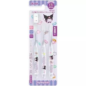 쿠로미 마슈구미 아동용 칫솔 3P 세트/학생/캐릭터/소아/신학기/단체/답례품/어린이/키즈/유아/어린이집