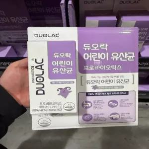 듀오락 어린이 유산균 프로바이오틱스 750mg 100정 1개