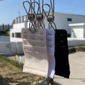 [셀러허브]밴드형 브라연장후크 3단 화이트 브라연장후크 브라연결후크 (S15319120)