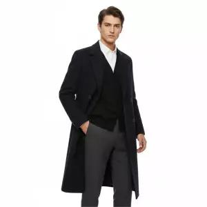 {매장정품} 지오지아 솔리드 더블 롱코트 AEB4CB1103 1255316