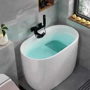 나무 소형 사우나 욕조 미니욕조 이동식 가정용 스파