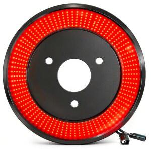 포드 브롱코 2021-2024 2/4 도어용 NKCELL 파워 스페어 타이어 브레이크 레드 LED 조명, 플러그 앤 플레이 405pcs 휠 라이트 3rd 하이 마운트 리어 스톱 테일 액세서리