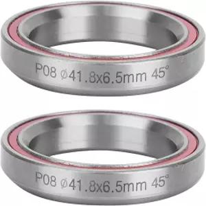 힐벨리푸 2Pcs 헤드셋 베어링 41.8mm 이중 밀봉 자전거 헤비 듀티 산악 자전거용 경량 스틸 스쿠터 도로