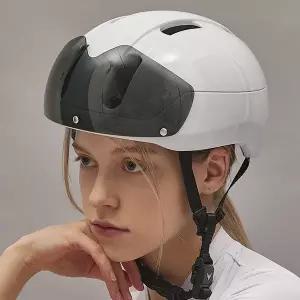 tomdeer 고스트 어반 전동킥보드 후미등 자전거 헬멧+전용블랙고글